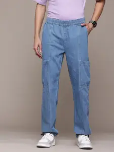 The Roadster Life Co. Pure Cotton Straight Fit Jeans