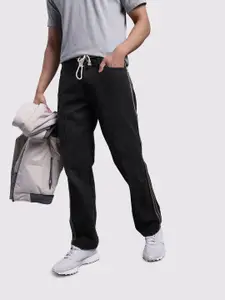 The Roadster Lifestyle Co. Men Side Stripe Detail Pure Cotton Jeans