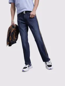 The Roadster Lifestyle Co. Men Side Stripe Detail Pure Cotton Jeans