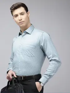 Van Heusen Pure Cotton Slim Fit Printed Formal Shirt