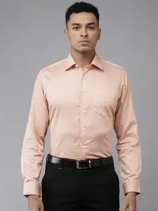 Van Heusen Slim Fit Geometric Printed Pure Cotton Formal Shirt