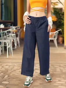 DressBerry Women Stitches Baggy Jeans