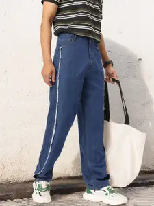 Kook N Keech Men Frayed Trims Jeans