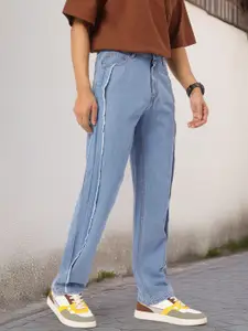 Kook N Keech Men Frayed Trims Jeans