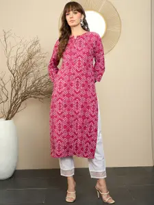 Indo Era Geometric Printed Kurta