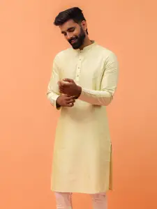 KISAH Mandarin Collar Regular Straight Kurta