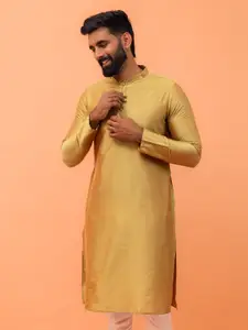 KISAH Mandarin Collar Regular Straight Kurta
