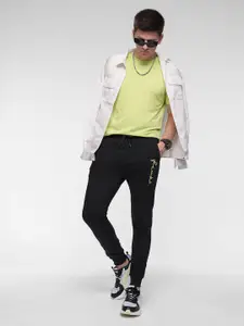 FCUK Men Printed Detail Joggers