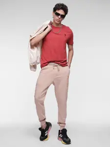 FCUK Men Print Detail Joggers