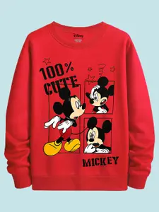 KUCHIPOO Boys Printed Round Neck Long Sleeves Sweatshirt