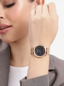 DressBerry Women Dial & Bracelet Style Straps Analogue Watch UT-A8621-BLK-DB