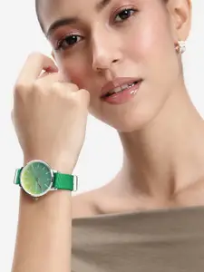 DressBerry Women Dial & Straps Analogue Watch UT-A8627-GG-DB