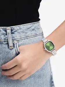 DressBerry Women Dial & Bracelet Style Straps Analogue Watch UT-A8636-GRN-DB