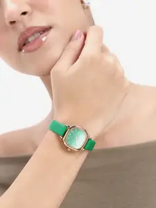 DressBerry Women Dial & Straps Analogue Watch UT-A8646-GRN-DB