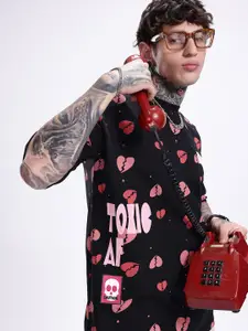 Kook N Keech Conversational Printed Oversized Pure Cotton T-shirt