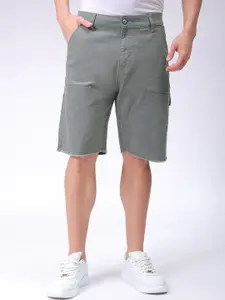 The Indian Garage Co Men Relaxed Fit Mid-Rise Pure Cotton Shorts