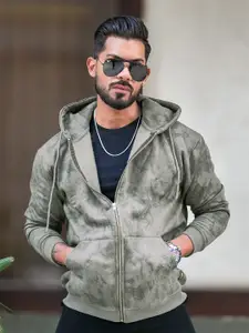 Maniac Men Front-Open Hooded Sweatshirt