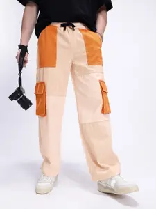 Kook N Keech Men Pure Cotton Straight Fit Cargo Style Jeans