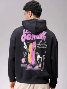 The Indian Garage Co Men Printed Hooded Sweatshirt