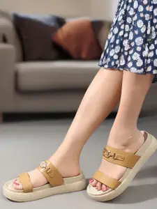 ELLE Women Open Toe Synthetic Open Back Heels