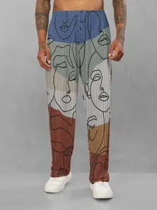 BULLMER Men Printed Relaxed Fit Track Pants