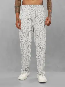 BULLMER Men Printed Relaxed-Fit Track Pants