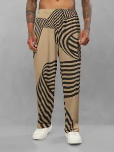 BULLMER Men Printed Relaxed Fit Track Pants