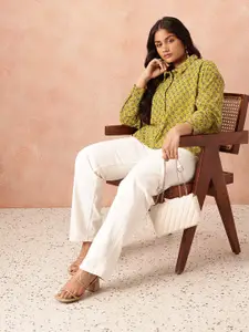 all about you Plus Size Printed Casual Shirt