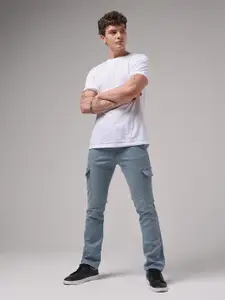 VUDU Men Smart Slim Fit Stretchable Cotton Jeans