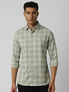 Van Heusen Sport Men Slim Fit Opaque Checked Casual Shirt