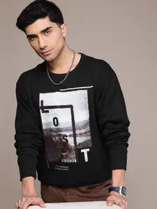 The Roadster Lifestyle Co. Men Printed Relaxed Fit Sweatshirt