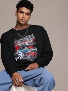 Roadster Men Printed Relaxed Fit Sweatshirt