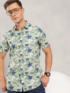 Nautica Floral Printed Classic Fit Casual Shirt