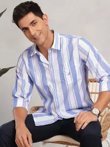 Nautica Classic Fit Striped Casual Shirt