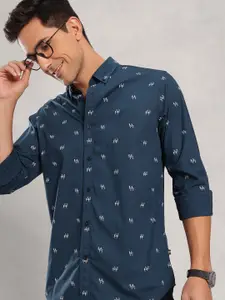 Nautica Classic Fit Graphic Printed Casual Shirt