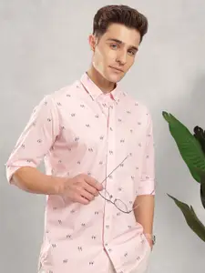 Nautica Classic Fit Opaque Printed Casual Shirt