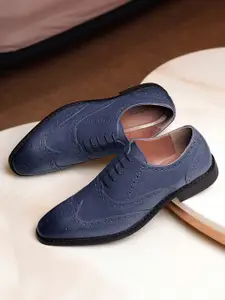 LOUIS STITCH Men Leather Formal Brogues Shoes