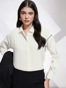 her by invictus Cutaway Collar Casual Shirt