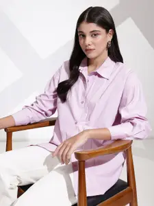 her by invictus Spread Collar Casual Shirt