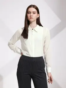 her by invictus Semi Sheer Casual Shirt