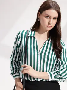 her by invictus Striped Casual Shirt