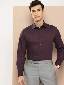 INVICTUS Pure Cotton Slim Fit Opaque Formal Shirt