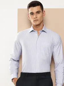 INVICTUS Slim Fit Opaque Checked Pure Cotton Formal Shirt