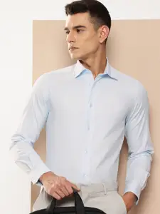 INVICTUS Slim Fit Opaque Pure Cotton Formal Shirt