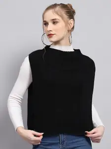 Monte Carlo Women Woollen Sleeveless Sweater