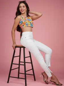 Miss Chase Women Skinny Fit High-Rise Stretchable Jeans