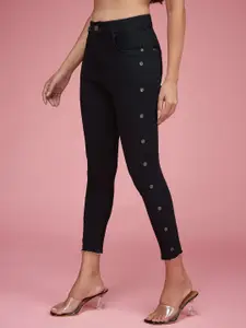 Miss Chase Women Slim Fit High-Rise Stretchable Jeans