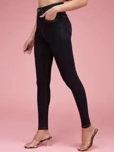Miss Chase Women Skinny Fit High-Rise Stretchable Jeans