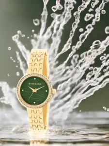 GIORDANO Women Dial & Stainless Steel Bracelet Style Straps Analogue Watch GZ-60079-45