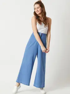 Miss Chase Women Wide Leg High-Rise Jeans